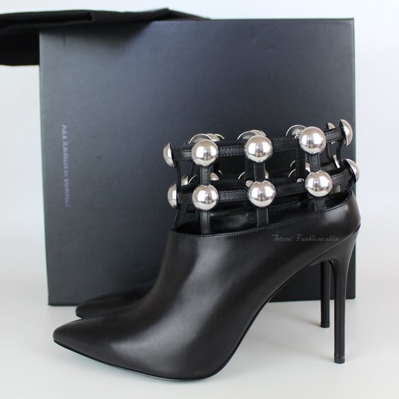 NEW ALEXANDER WANG Tina Grommet Studs Boots | Stylish for Work, Casual, & Night - Picture 1 of 16